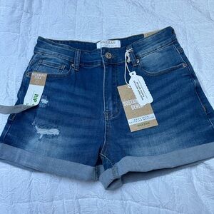 Brand New Women's Blue Denim Shorts
